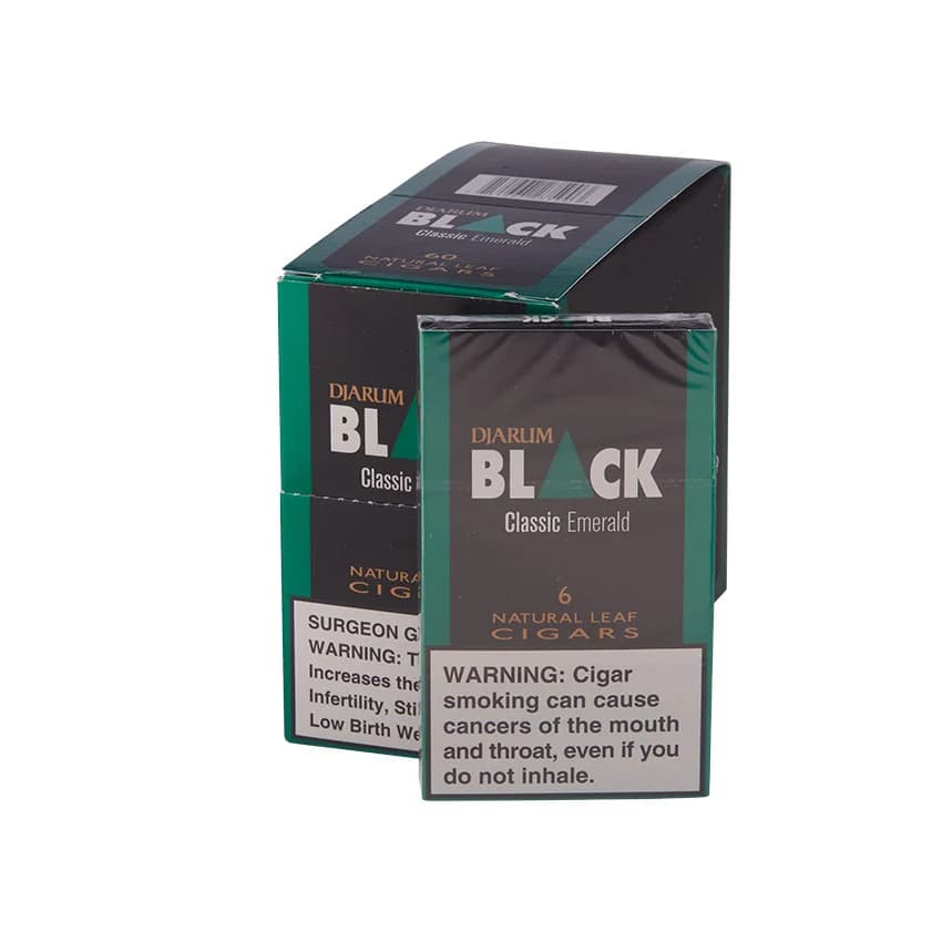 Djarum Black Classic Emerald Natural Leaf (6) cigar listing