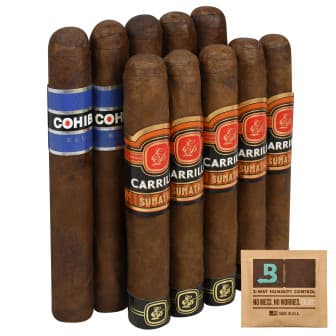 Smash Pack: E.P. Carrillo Essence Sumatra vs Cohiba Blue - 10 Cigars cigar listing
