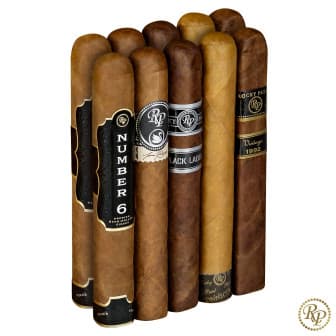 Rocky Patel Black on Black 10-Cigar Flight cigar listing